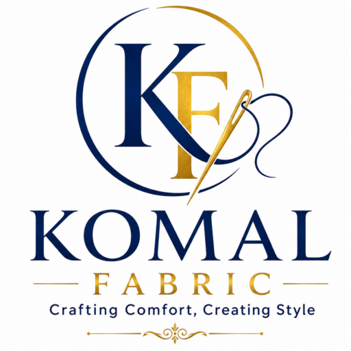 Komal Fabric Logo – Crafting Comfort, Creating Style